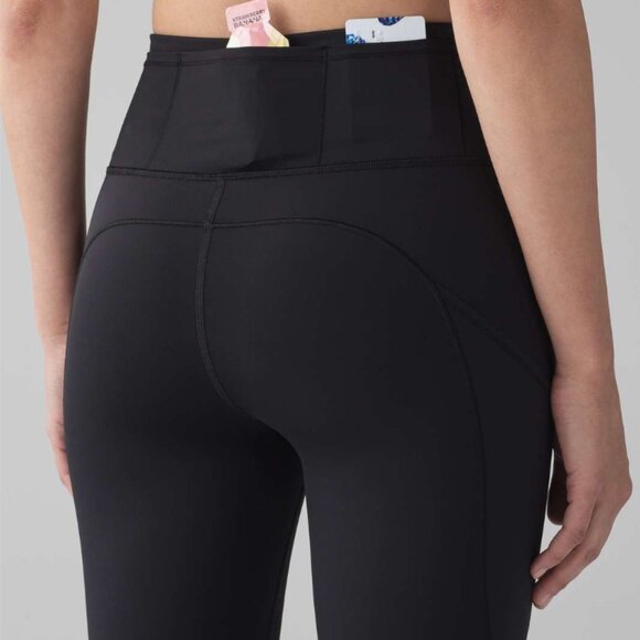 Lululemon Fast & Free Crop II *Nulux 19" Black (First Release) - Picture 11 of 11